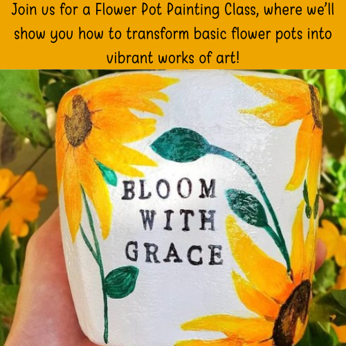Flower Pot Painting Class