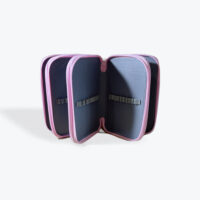 Small Pink Pen/Pencil Case with 72 Slots