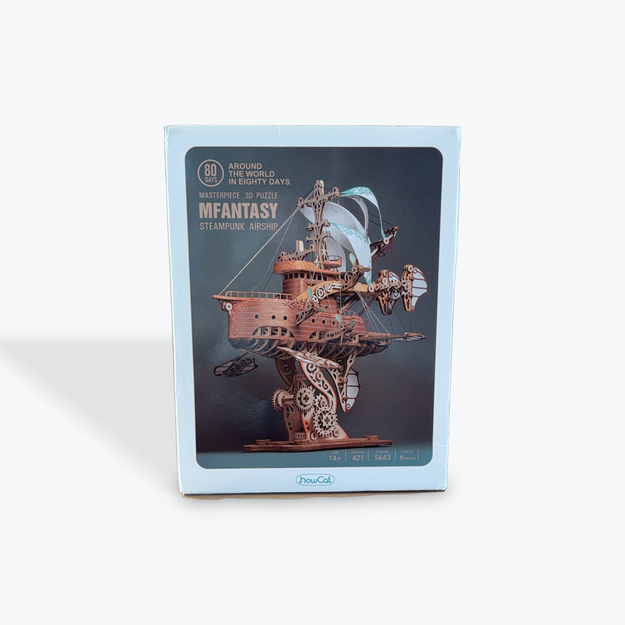 ZWYC Pirate Ship 3D Wooden Puzzle