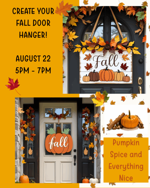 Fall Door Hanger Workshop