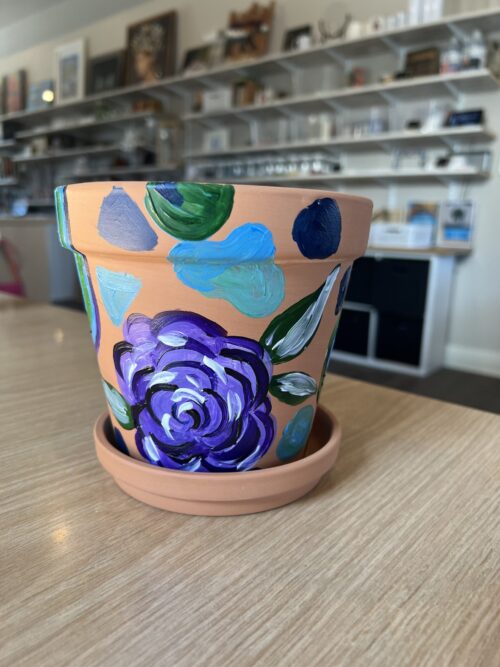 Painted Flower Pots
