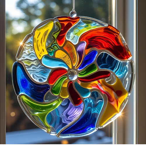 Fused Glass Suncatchers