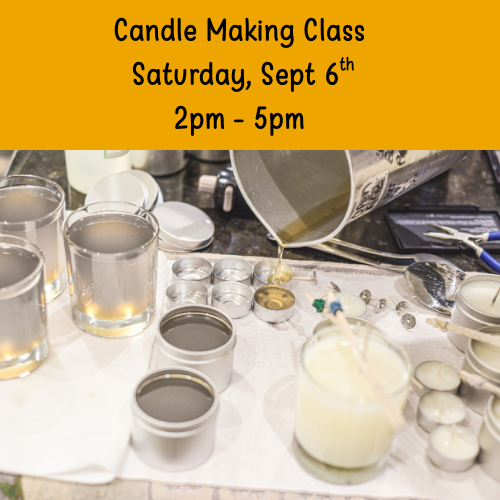 Candle Making at Cottage Arts & Eats